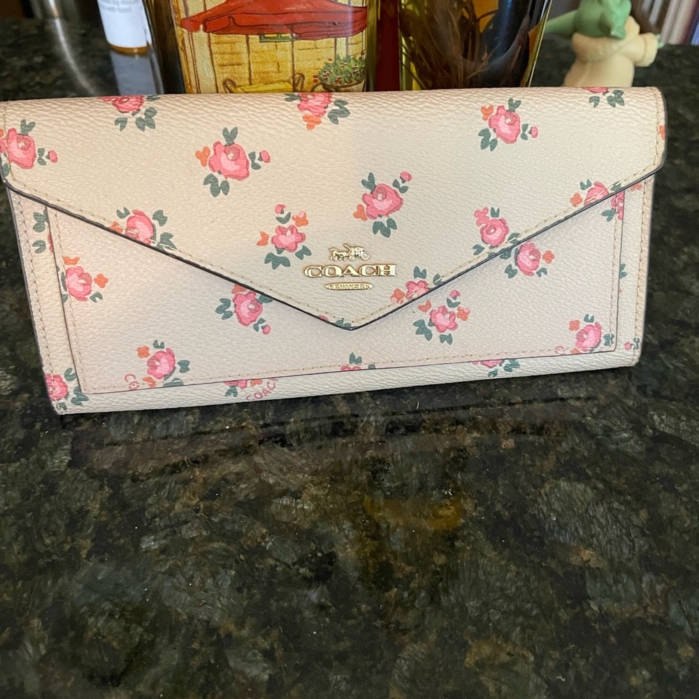 Coach Floral wallet excellent condition